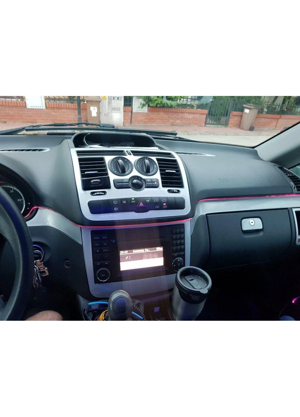Накладки на панель (, повний комплект) 2006-2014, Алюміній для Mercedes Vito W639 рр Meric (389424823)