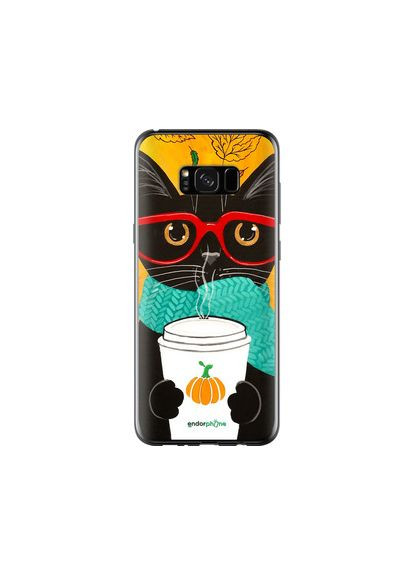 Чехол на Samsung Galaxy S8 Plus Осенний кот "4026t-817-2448" Endorphone (365809437)