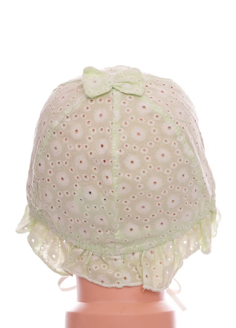 Панама на завязках для девочки светло-салатовая хлопчатобумажная Murat Baby 6м+ (50374) BABYKROHA (317042751)