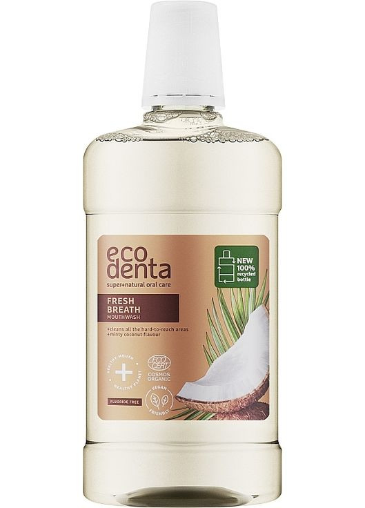 Ополаскиватель для полости рта Cosmos Organic Minty Coconut 500ml (738595-31018606) Ecodenta (368656528)