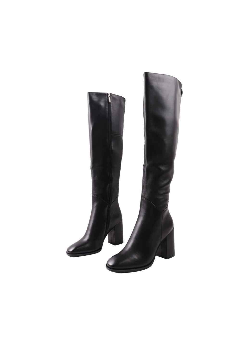 сапоги женские черные натуральная кожа VIDORCCI