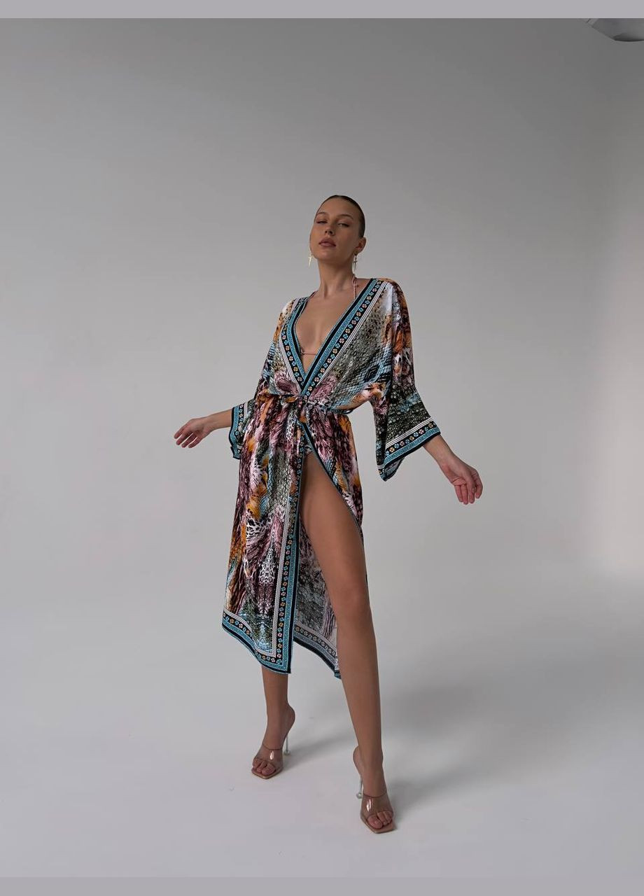 Роскошное кимоно с этно принтом No Brand (325403396)