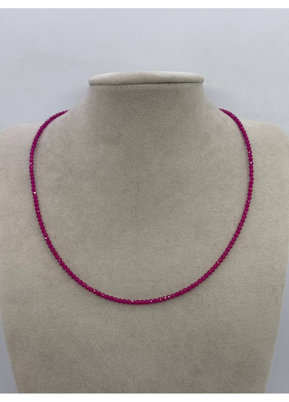 Чокер из рубина 2 мм 40 см Красный No Brand (363829968)