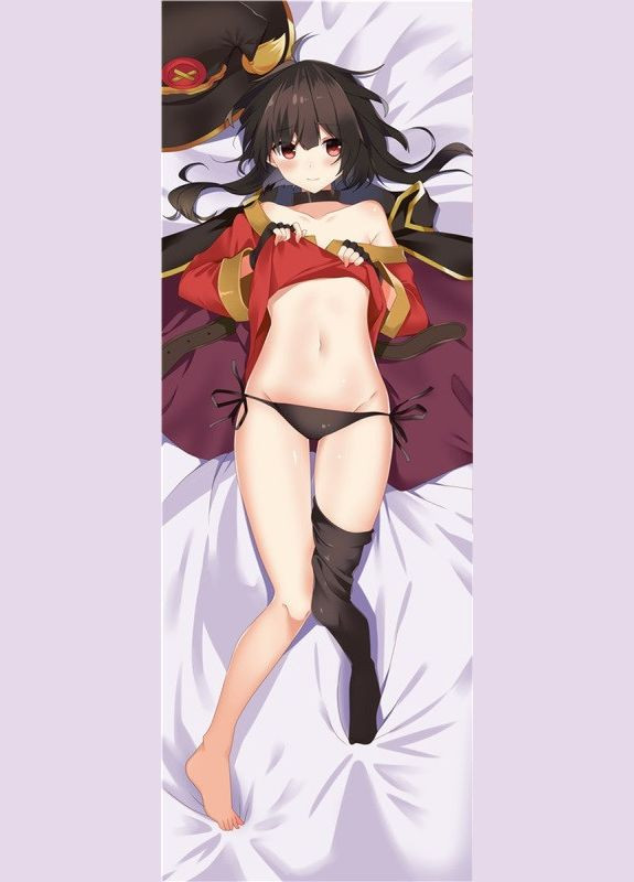 Дакімакура 150 х 50 см Мегумін KonoSuba Megumin обіймашка аніме принт Подушка зі знімною наволочкою Viva (346057226)