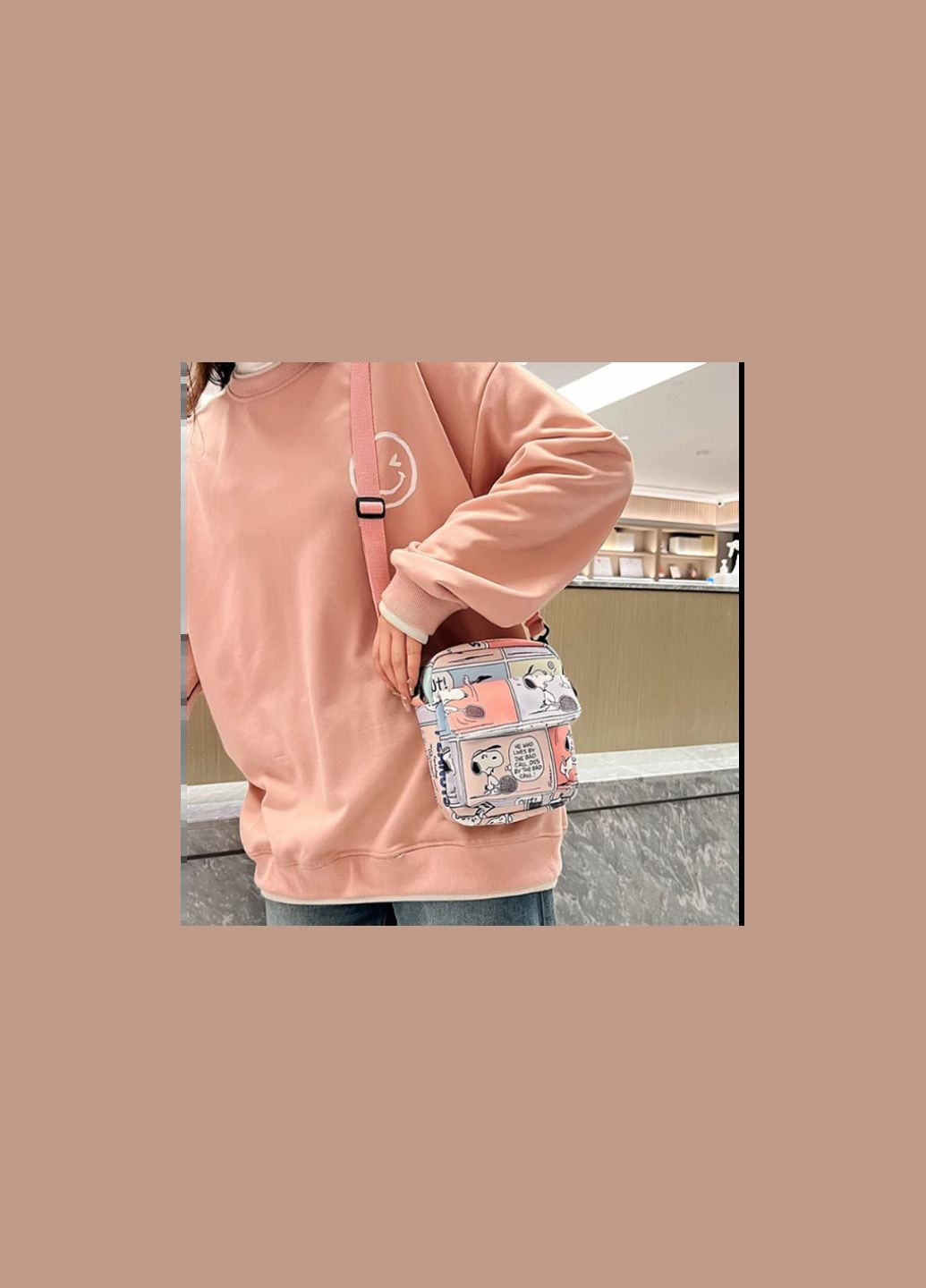 Сумка крос-боді через плече підліткова аніме kpop жіноча чоловіча No Brand (327873126)