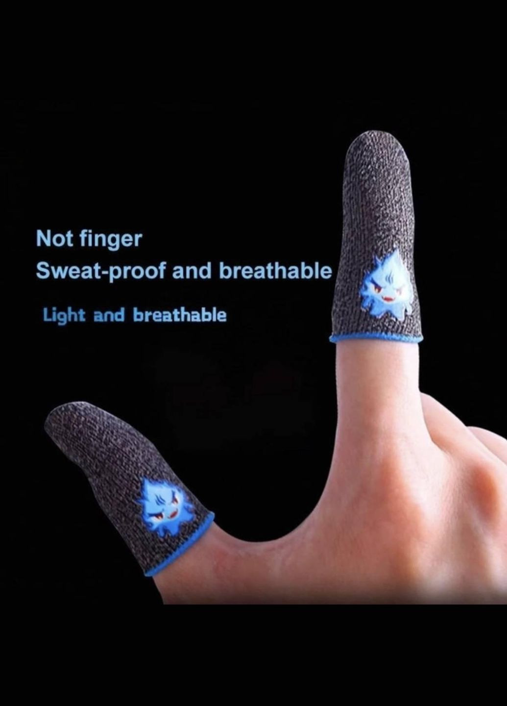 Напальчники для ігор на телефоні мобільні шкарпетки для пальців Pubg mobile Cod Free Fire 2 штуки Captain (321011693)