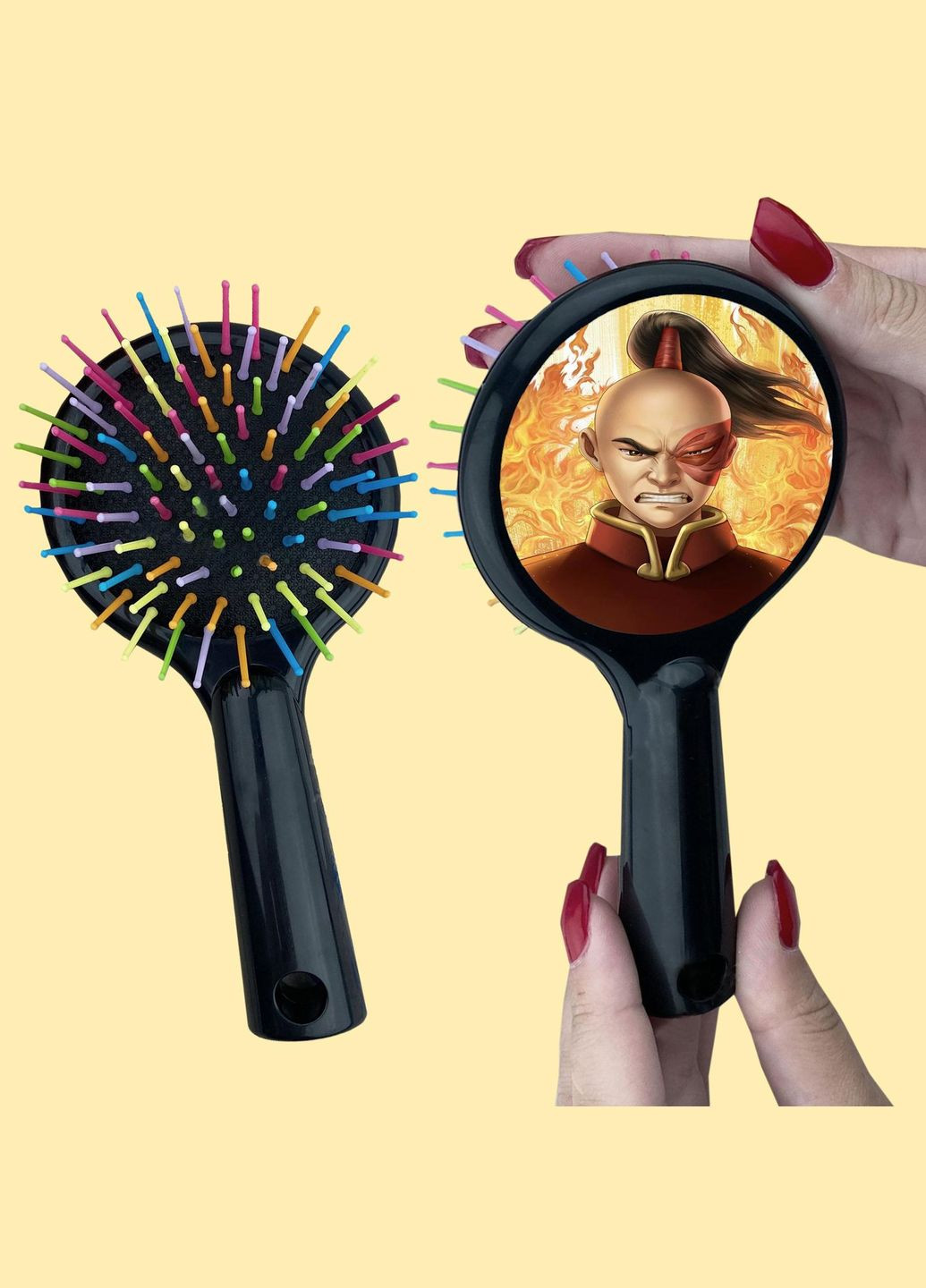 Расческа для волос Аниме Аватар #0026 черный No Brand (315042376)