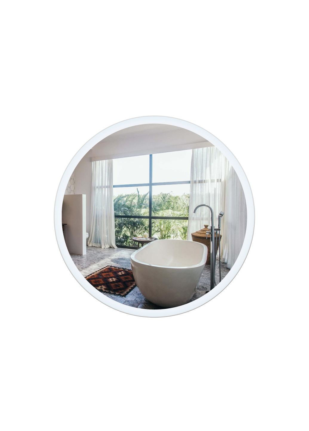 Зеркало Virgo R600 с LED-подсветкой, QT1878250660W Qtap VI1 (336965337)