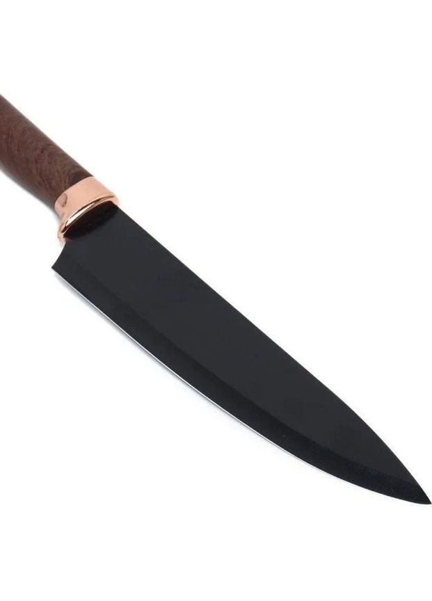 Кухонный набор ножей из нержавеющей стали набор приборов 7 предметов на подставке Коричневый Good Idea коричневые, нержавеющая сталь