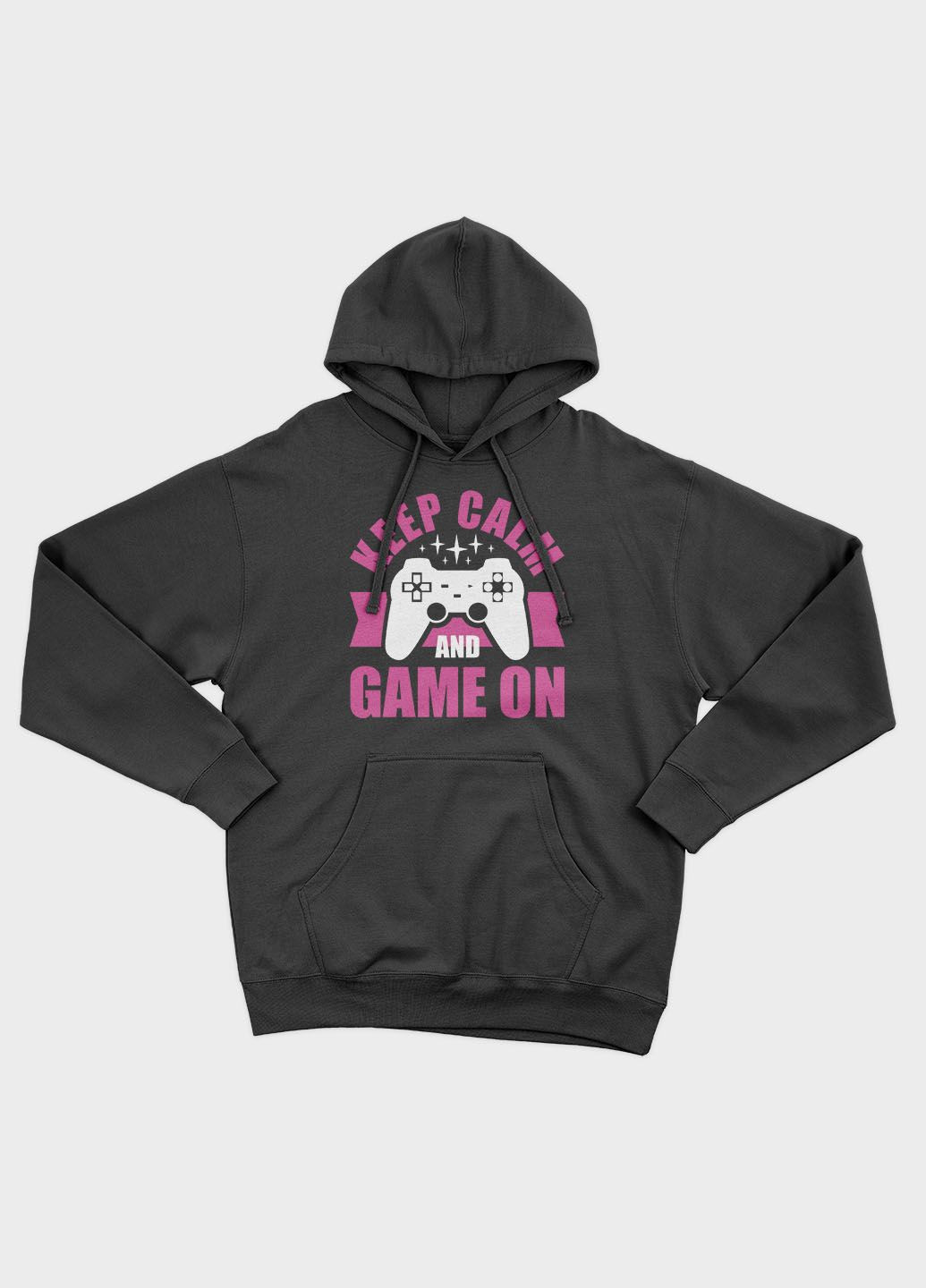 Жіноче худі з геймерським принтом (HD003-5-BL-002-1-031-W) Modno (276965281)