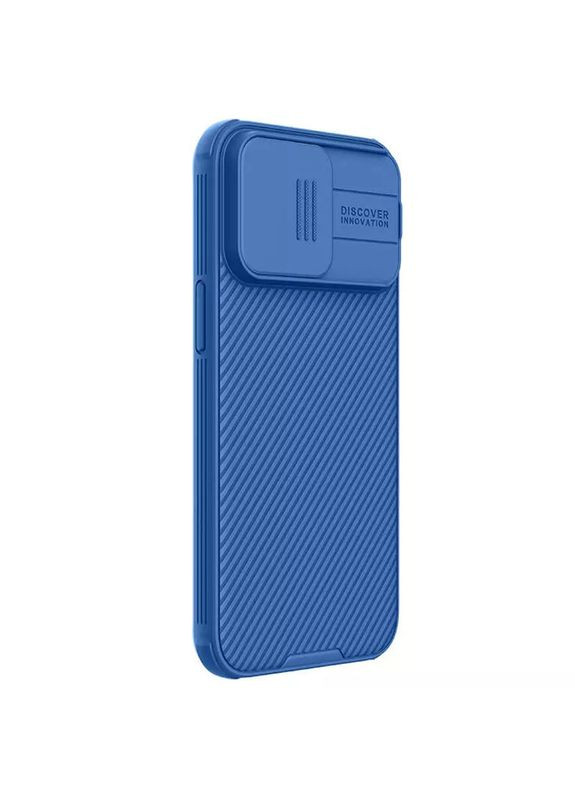 Карбонова накладка CamShield Pro для Apple iPhone 15 Pro (6.1") Blue Nillkin (366833038)