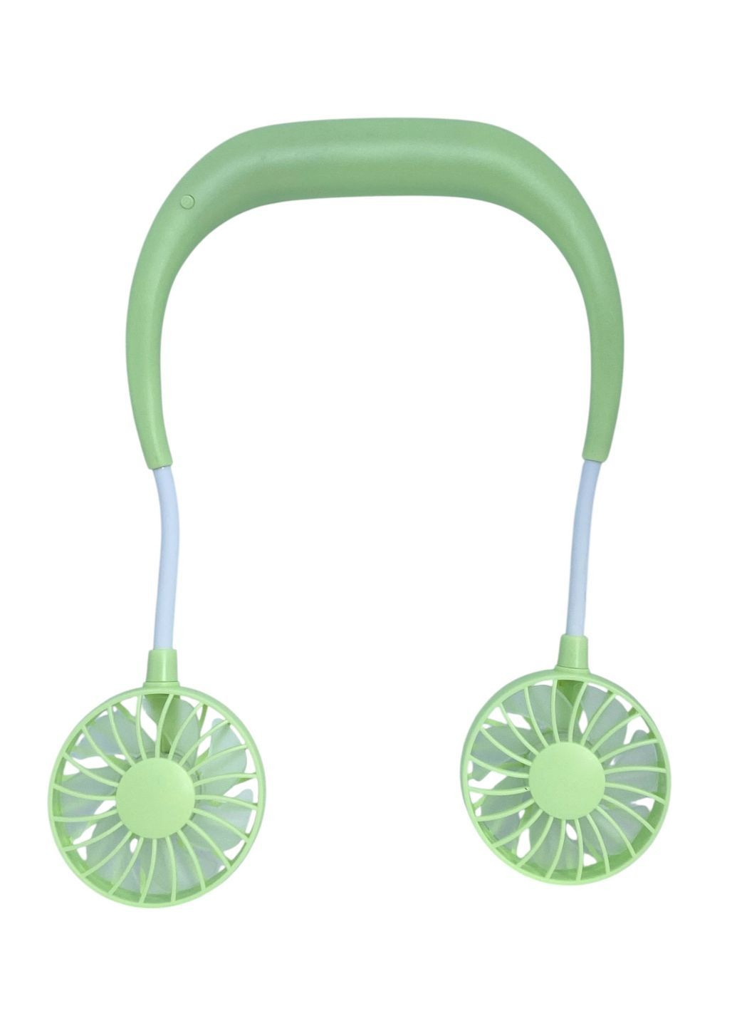 Вентилятор на акумуляторі подвійний на шию портативний зарядка від USВ чорний Sports Necklace Fan No Brand (335821229)