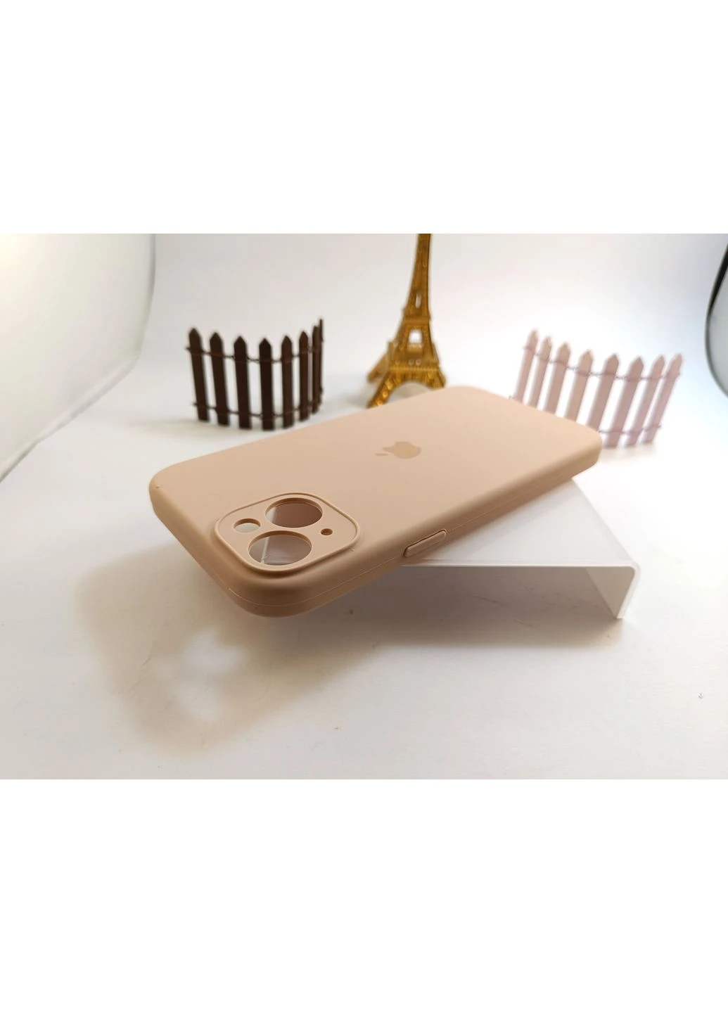 Чохол для Iphone 15 Plus (05 Pink sand), силіконовий чохол на айфон 15+ плюс пудровий Silicone Case (396508116)