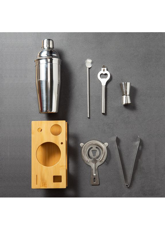 Набор барных инструментов 7908 350 мл 7 предметов No Brand (351296494)