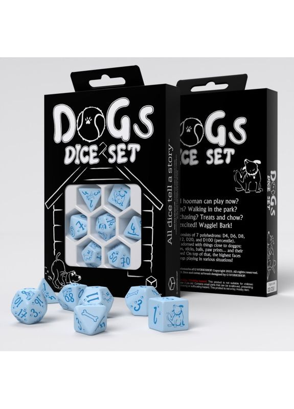 Настольная игра Набор кубиков DOGS Dice Set: Max (7) Q-Workshop (371882831)