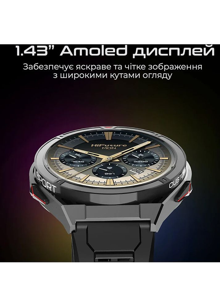 Смарт-годинник Active Black (active.black-red) HiFuture (323119648)