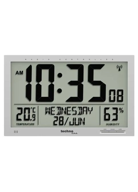 Настенные часы (DAS301790) Technoline WS8013 Silver (356149567)