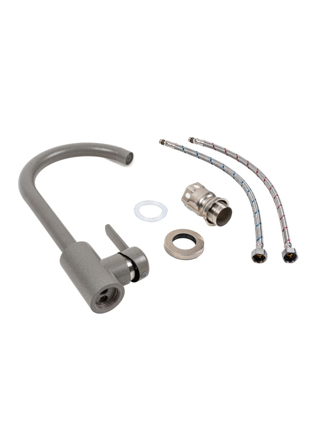 Кухонный смеситель 7990 NEST Серый Муссон Platinum (273229300)