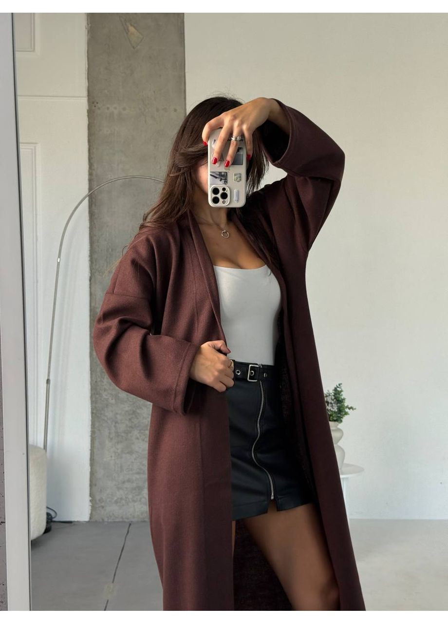 Коричневый демисезонный кардиган Гермес