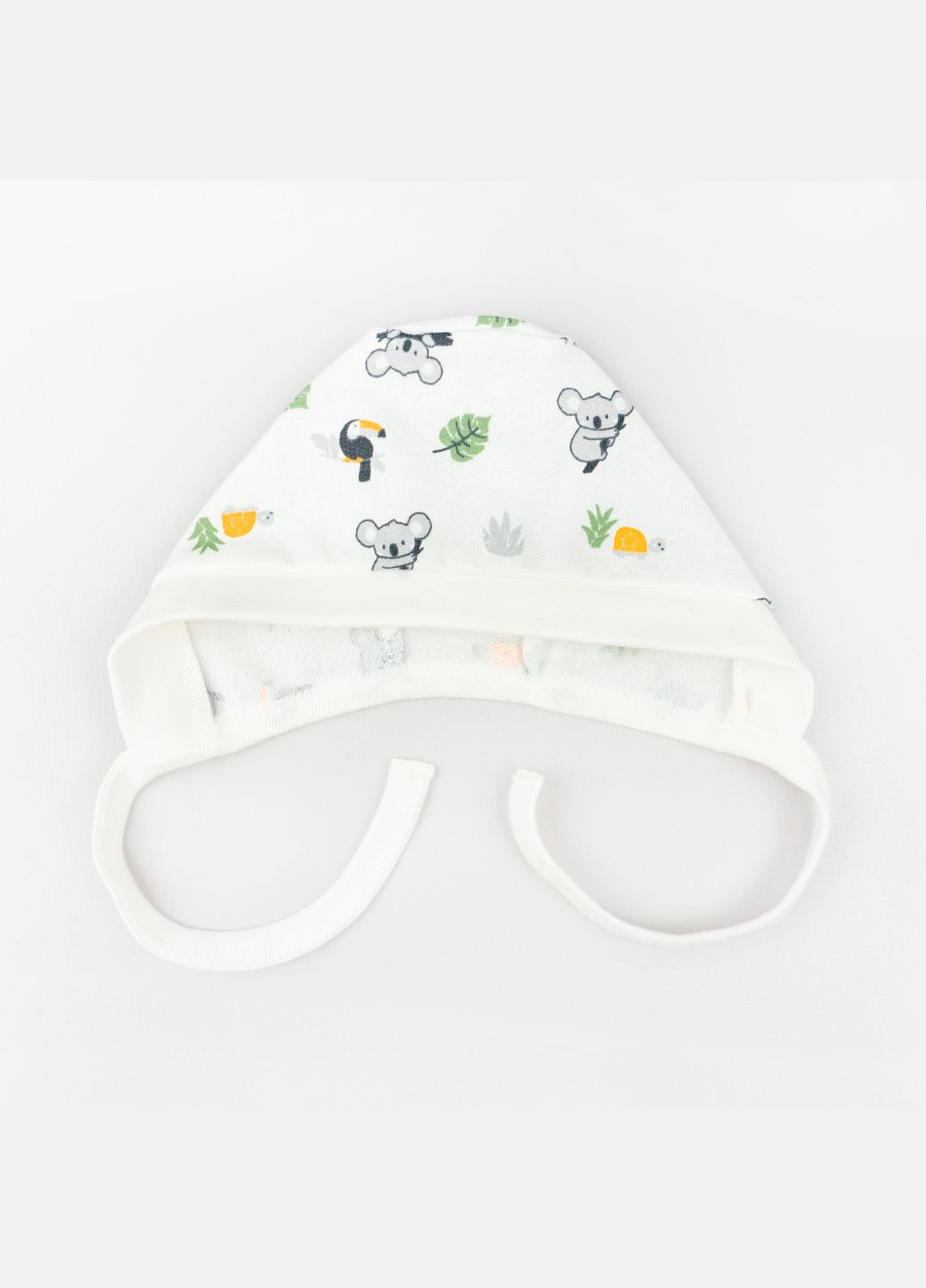 Білий комплект для немовлят 3 в 1 з начосом з коалами koala білий dexter's