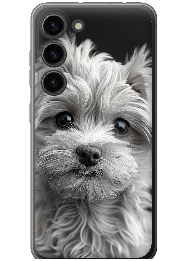 Силиконовый чехол 'Мальтипу на чорном фоне' для Endorphone Samsung Galaxy S23 (297660630)