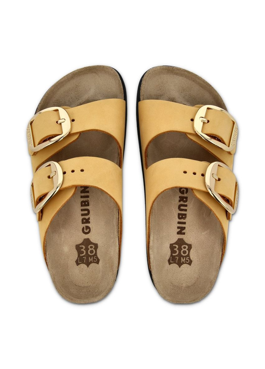 Желтые шлепанцы ортопедические женские adonis, (арт. gr-326361) ( ) Grubin