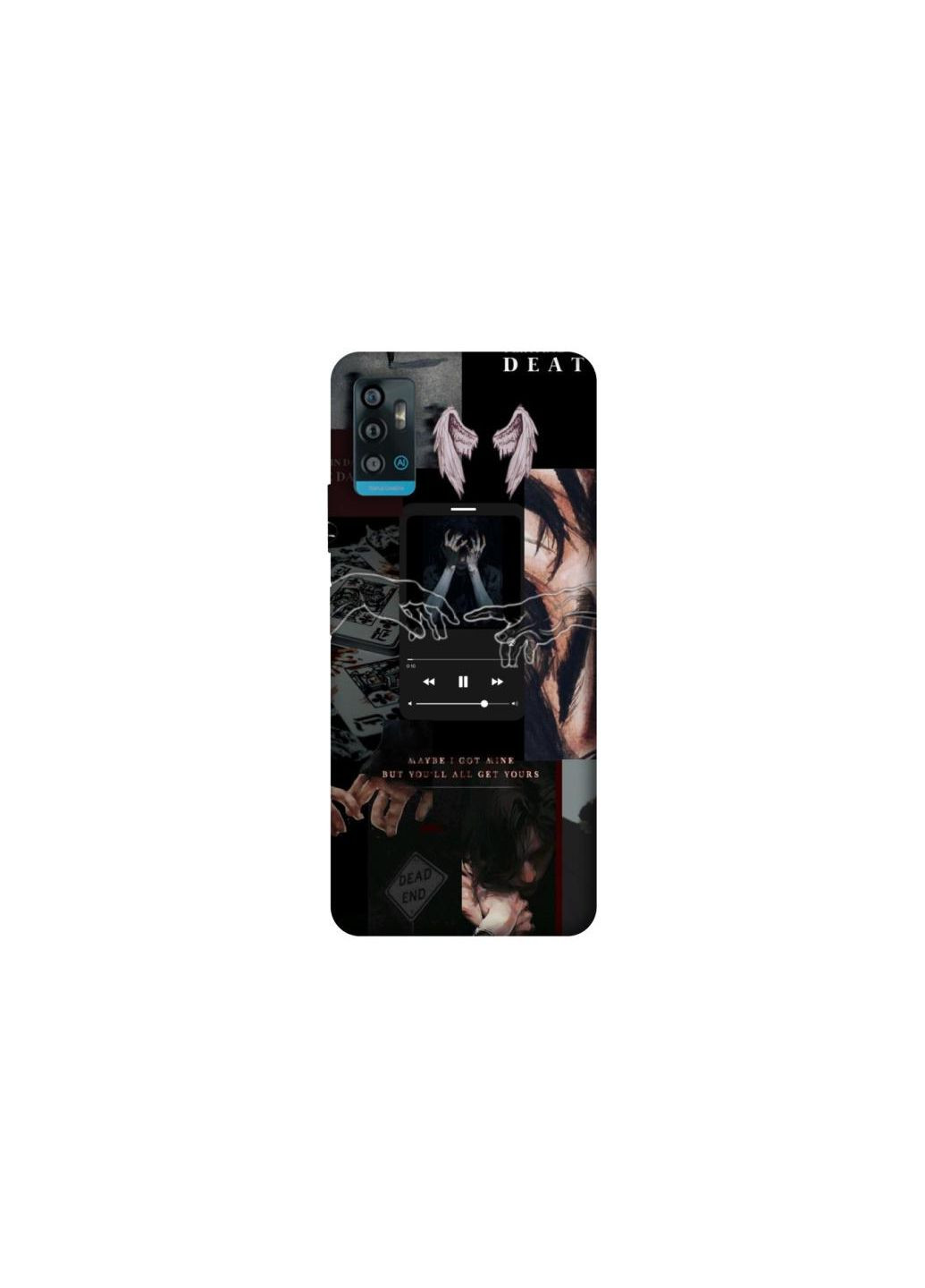 Чохол на ZTE Blade A71 Flirt collage Frontalka (361980537)