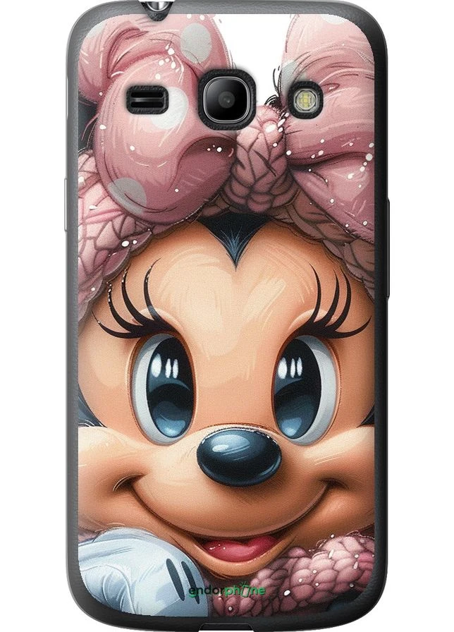 Чехол на Samsung Galaxy Core Plus G3500 Минни Маус с бантиком "6055u-359-70447" Endorphone (373231421)