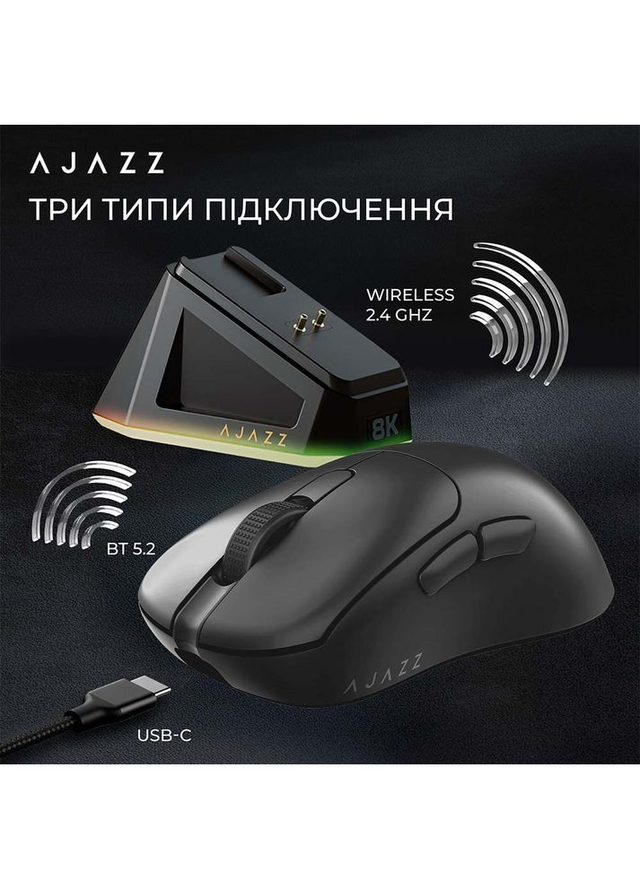 Мышь AJ179 PRO Black (AJ179-PRO-B) Ajazz (351364843)