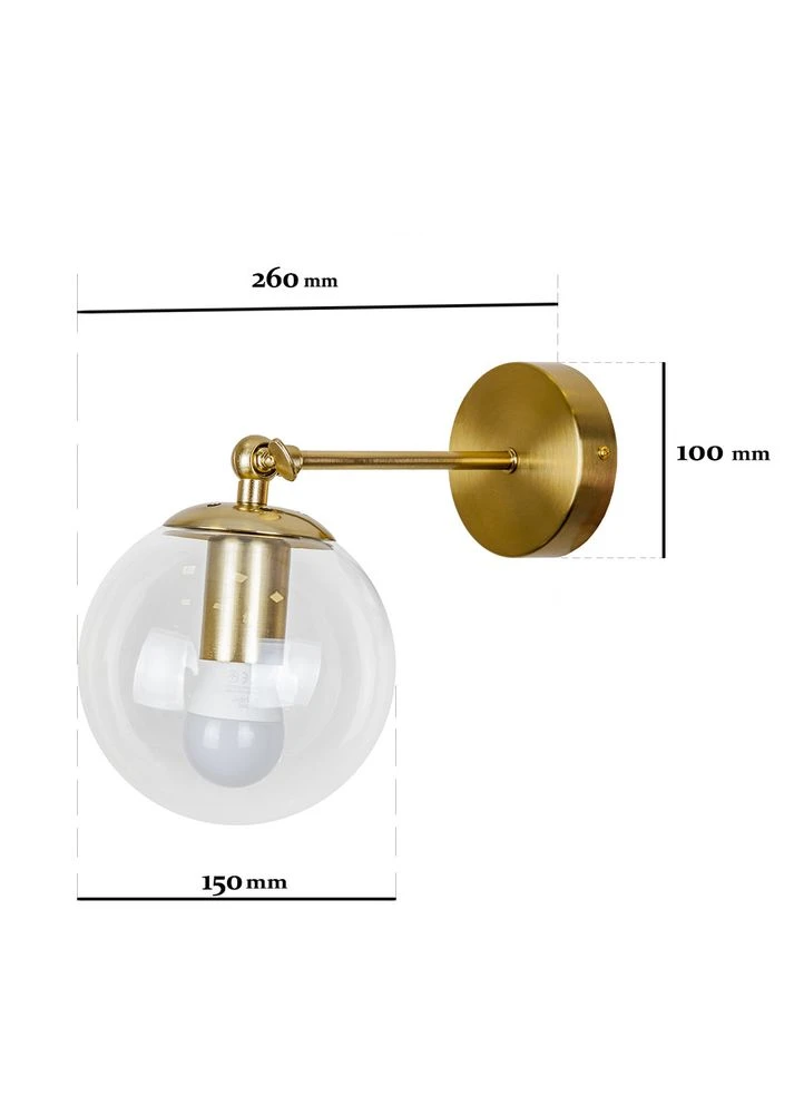 Бра 756WPR150F-1 BRZ+CL Levistella (398362155)