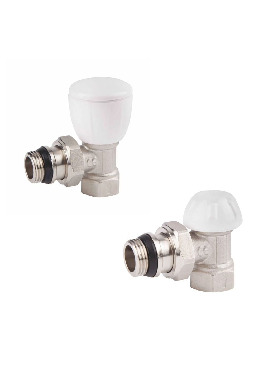 Комплект кранов радиаторных Standart 1/2"ВН угловой Thermo Alliance TAS232W15 (341326826)