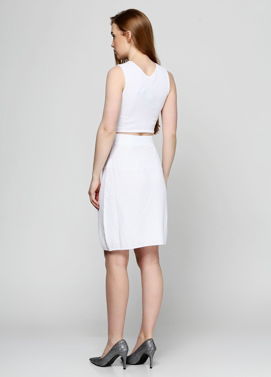 Белое повседневный платье черный Axel