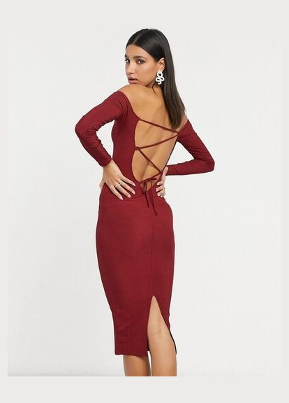 Красное платье красное btg-0012 Asos