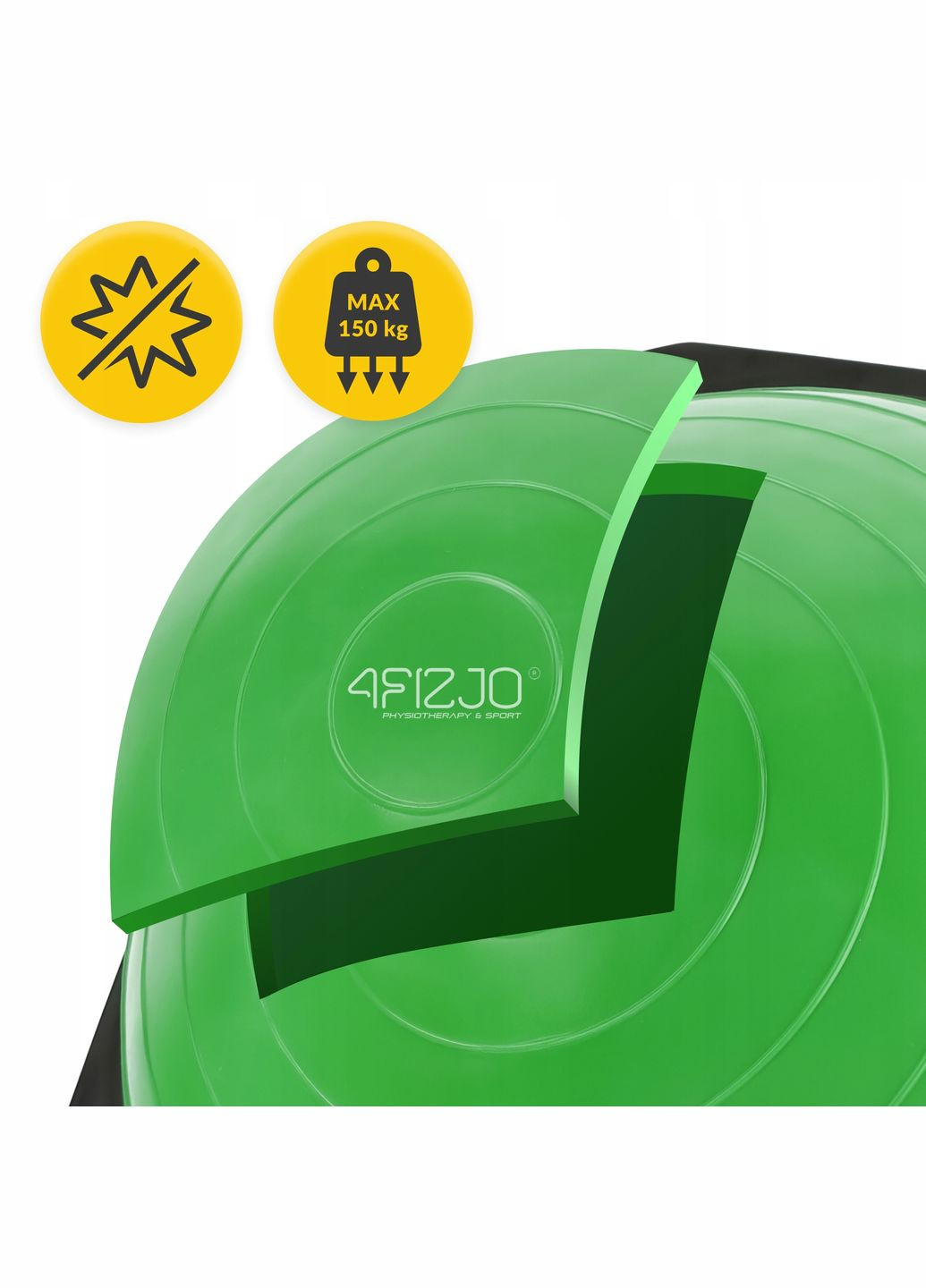 Балансировочная платформа Bosu Ball 60 см Green () 4FIZJO P-5907222931486 (345714813)