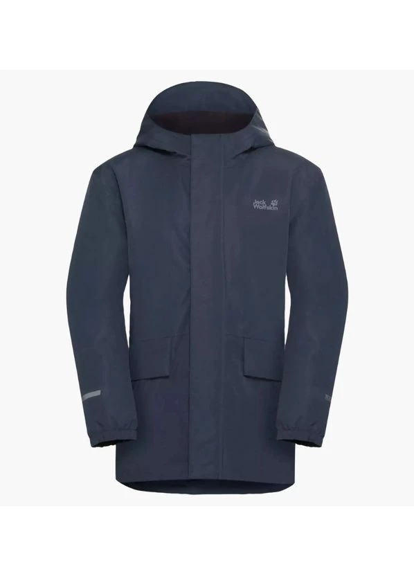 Синяя зимняя куртка canvey blue a65314c-0412 Jack Wolfskin