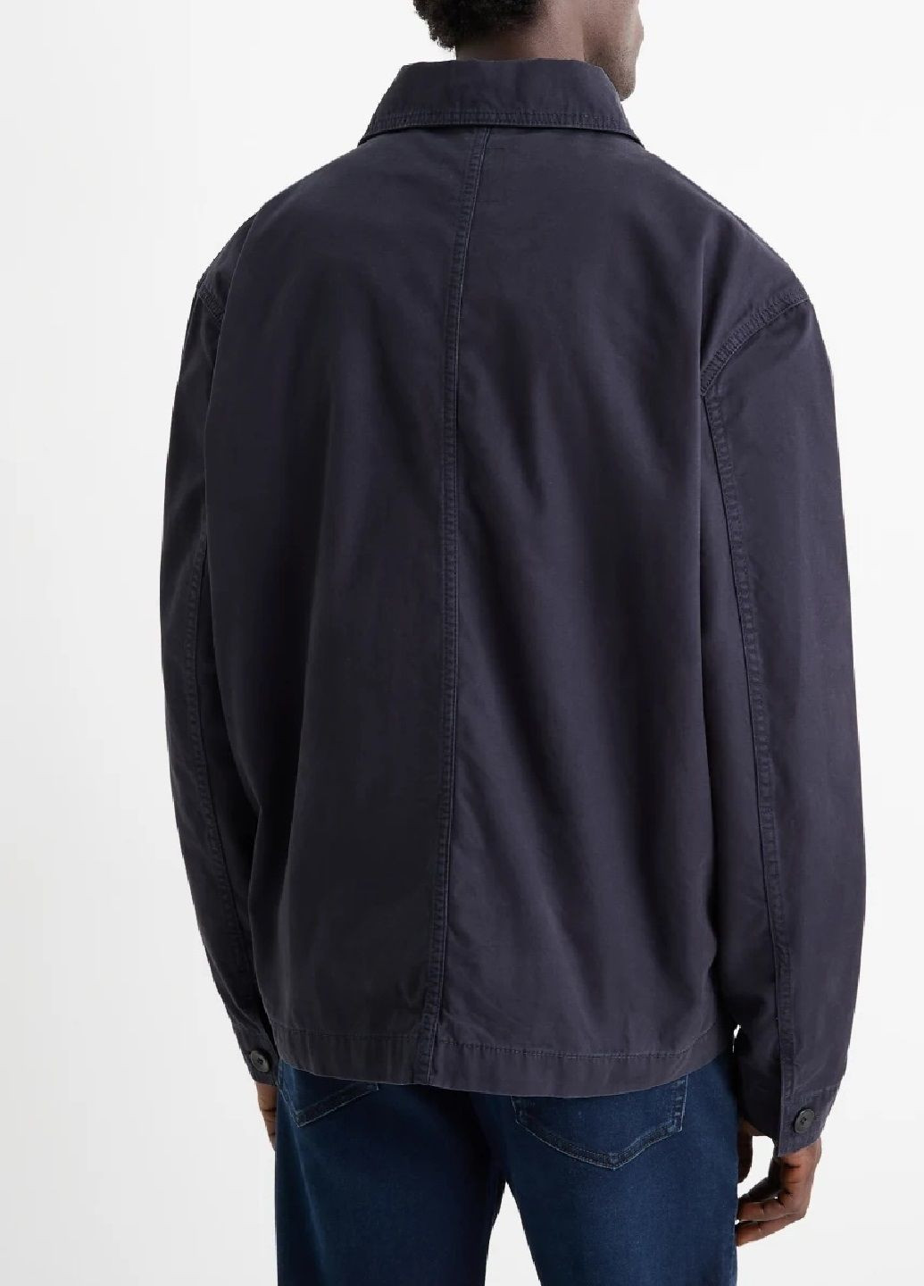 Темно-синя демісезонна куртка C&A