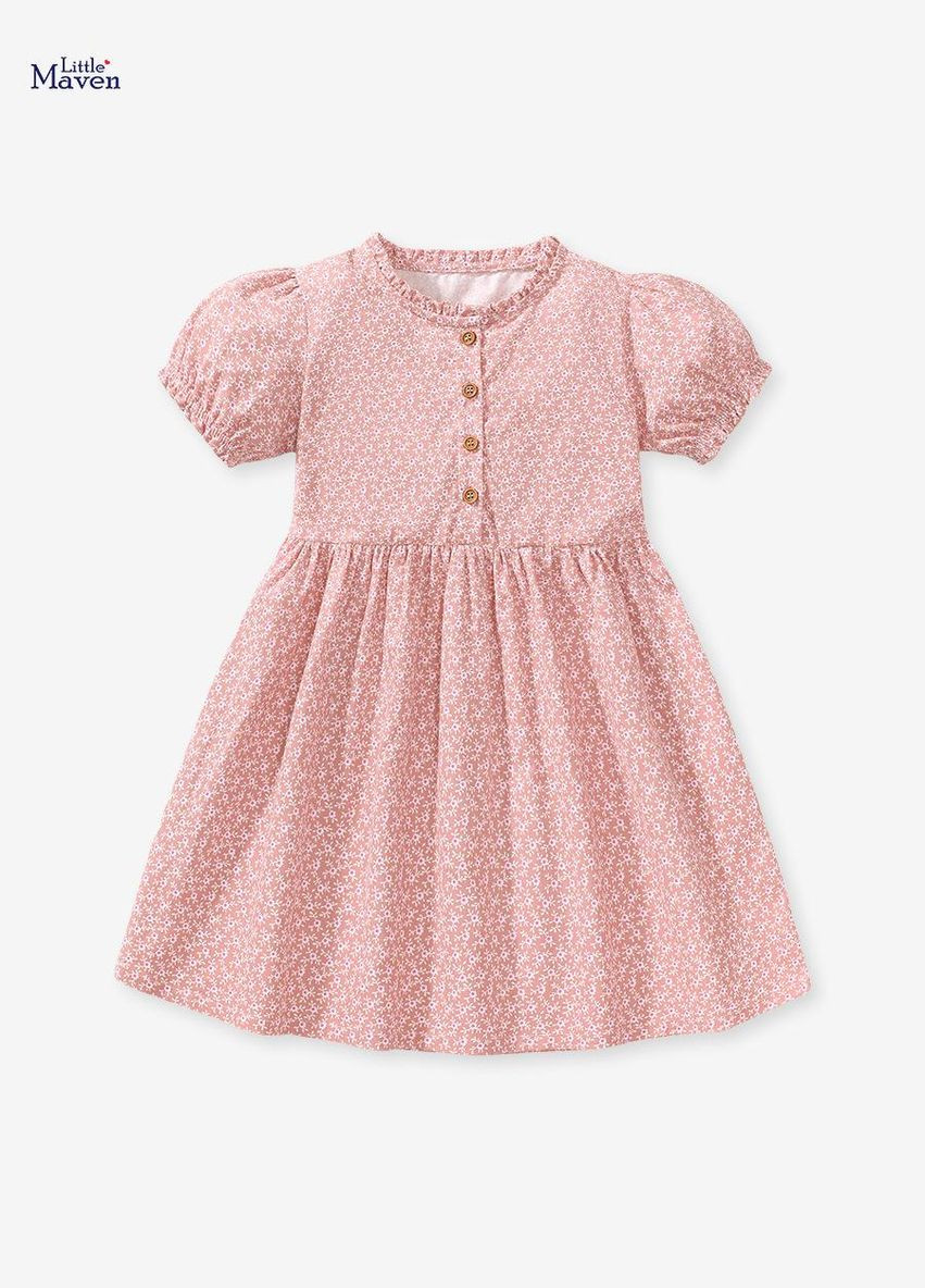 Рожева дитяча сукня арт.1876 рожевий Little Maven (294206811)