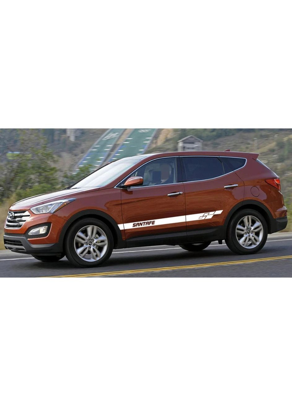 Наклейки на авто 3D TUNING STUDIO Хюндай Санта Фе 980х100х0.060мм=4штуки No Brand (362499656)