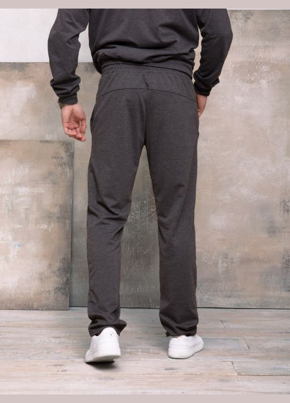 Темно-серые спортивные демисезонные брюки ISSA PLUS
