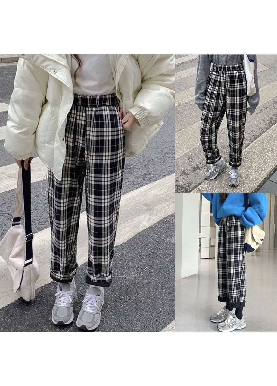 Штани в клітинку No Brand (369770066)