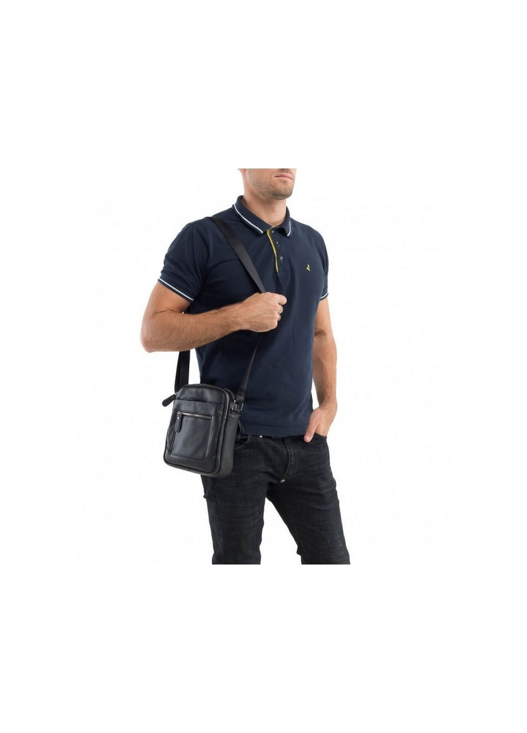 Чоловіча шкіряна сумка через плече Tiding Bag (289200846)