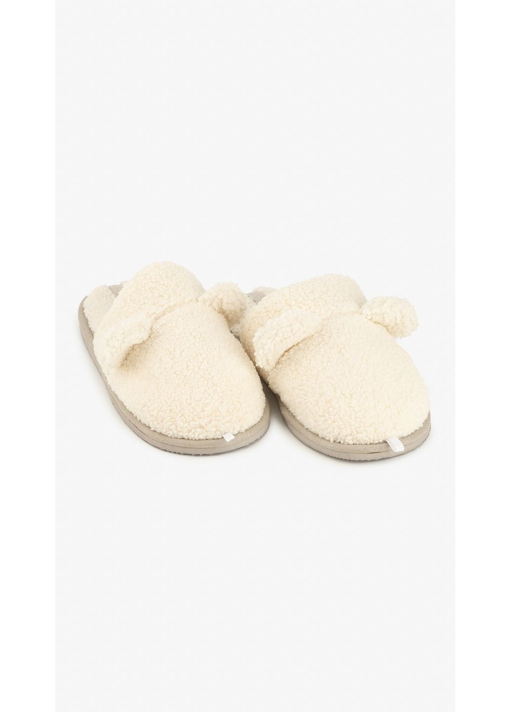 Молочные тапочки женские 6098-6099-6100-10378 молочный shop (4820182037672) Twins