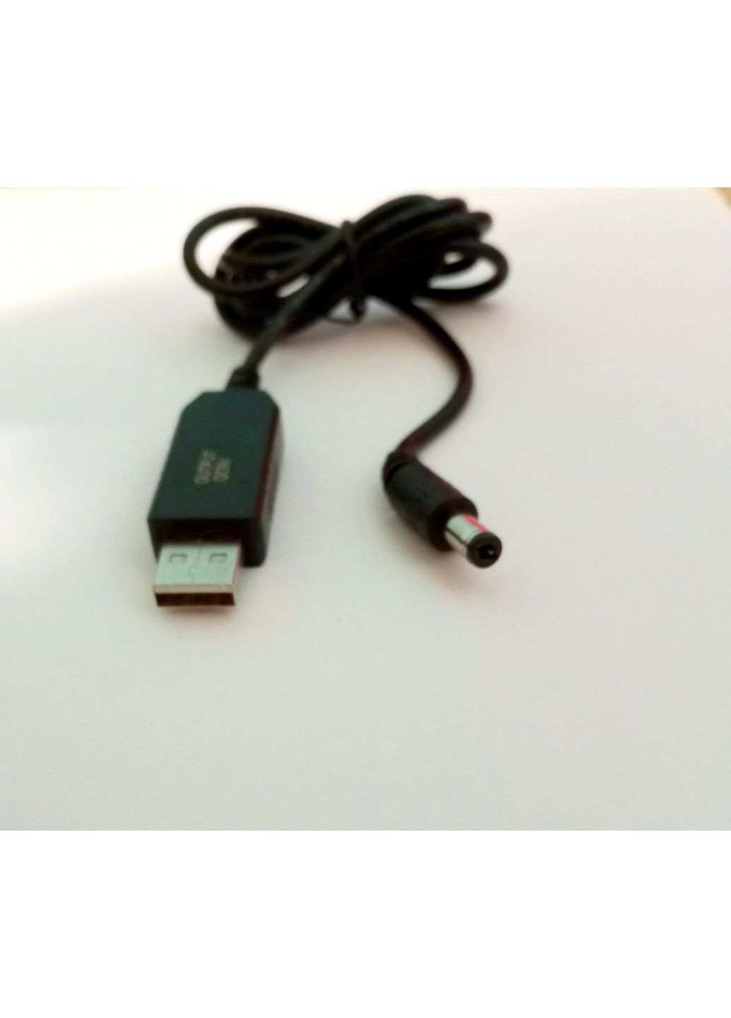 Кабель (ЛИШЕ QC ШВИДКА ЗАРЯДКА) USB 5 V — 9 DC 2 A 5.5x2.1mm, QC 9V 2A No Brand (370392151)