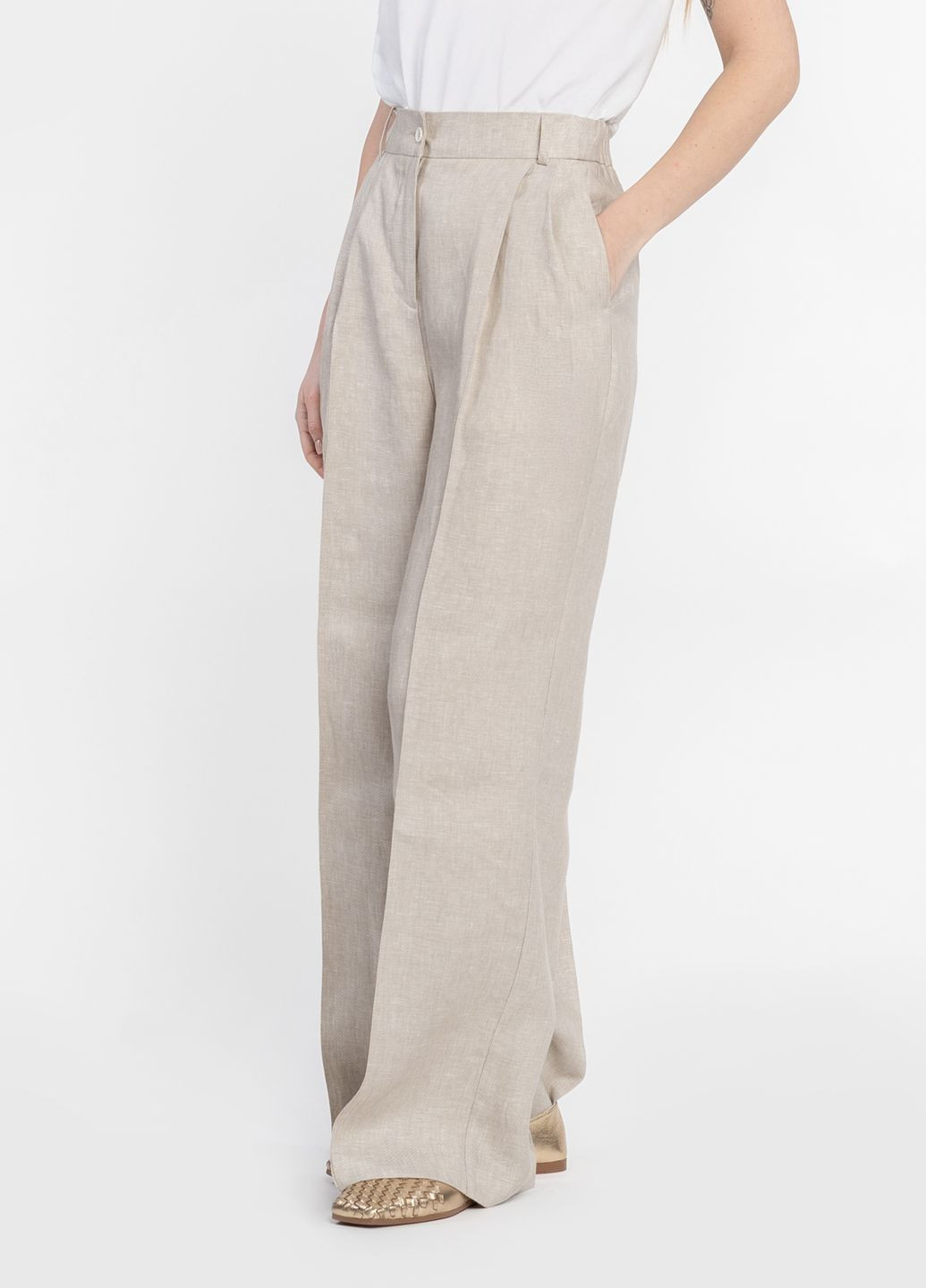 Брюки женские бежевые Arber Alina 1 (322319198)