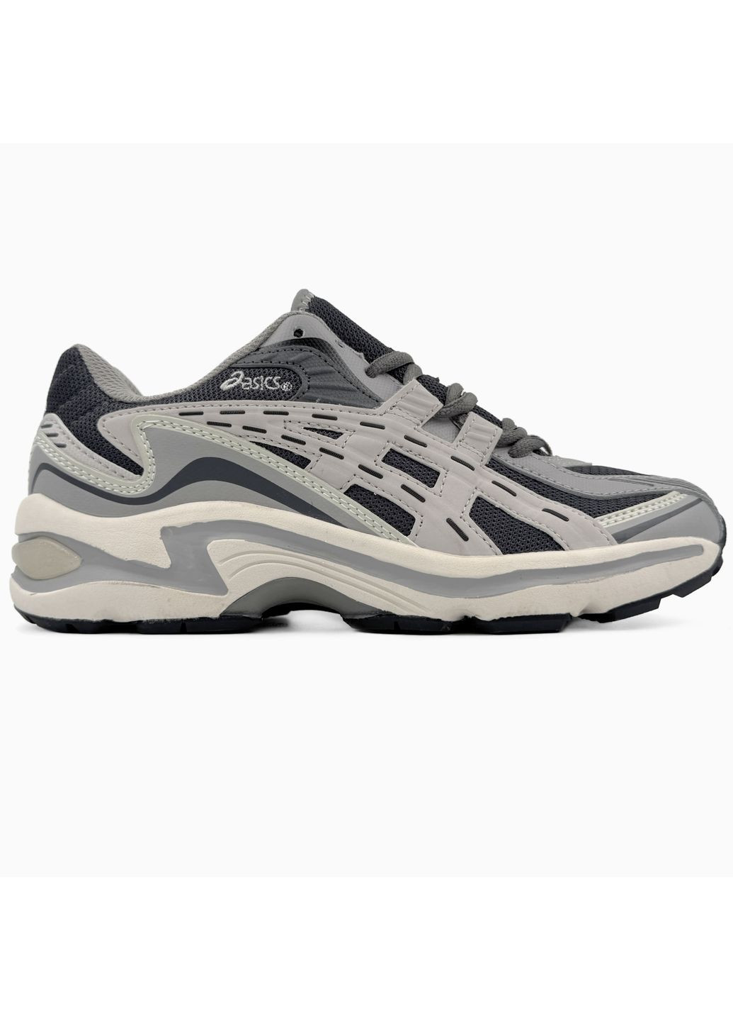 Серые демисезонные кроссовки мужские asics gel-preleus grey / blue асикс гель No Brand