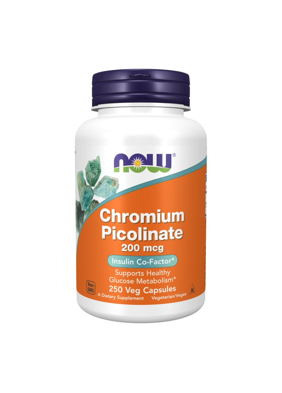 Chromium Picolinate 200 mcg - 250 caps Now Foods (369397919)