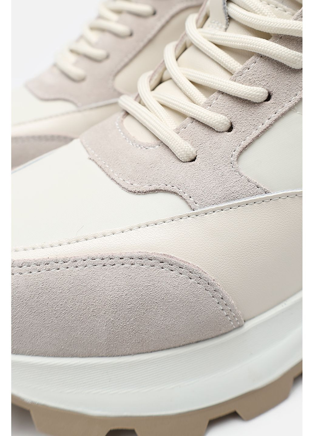 Зимние ботинки женские цвет молочный цб-00275449 Yuki