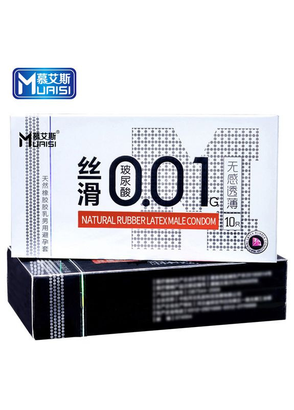 Black з підвищеною кількістю змазки 0,01 мм, 10 шт - CherryLove Muaisi (293149633)