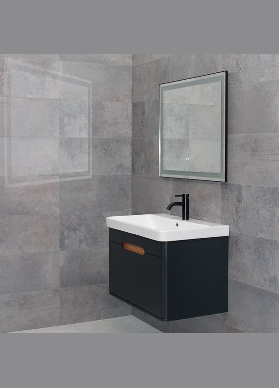 Зеркало LED DEM0061S1 Black 70х90 см Dusel (316720333)