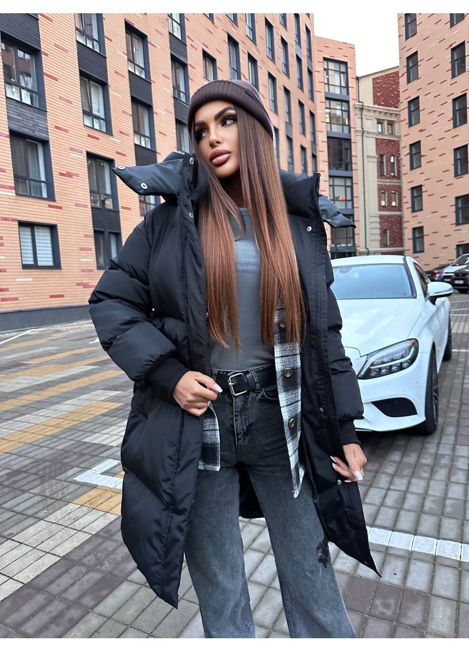 Черный зимний Пуховик Vakko